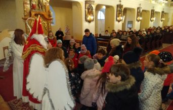 Mikuláš v kostele 9. 12. 2018